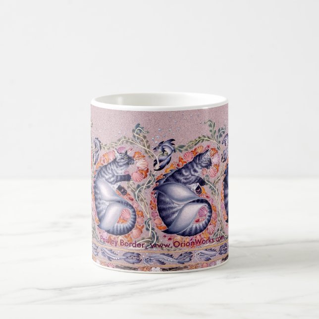 Paisley gräns, Paisley gräns, www.OrionWorks.com Kaffemugg (Center)