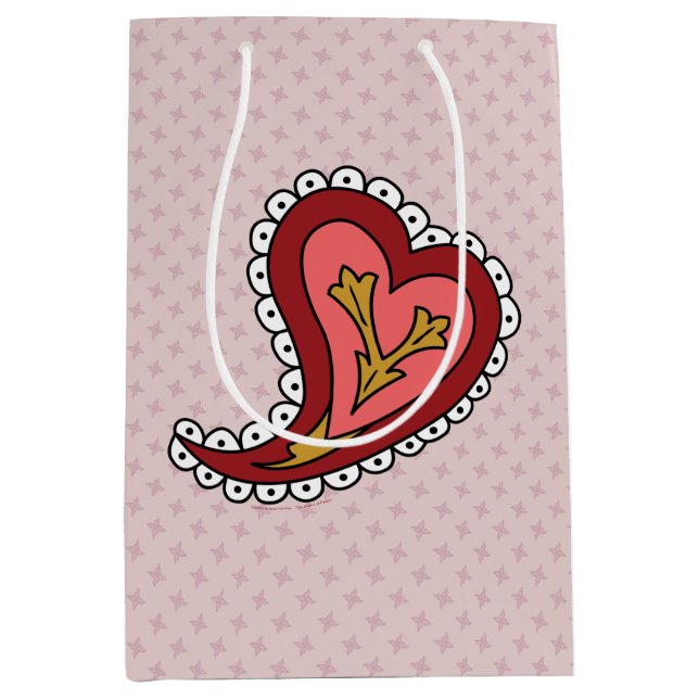 Paisley Heart Gift Bag (Framsidan)
