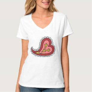 Paisley Heart Women's Light Shirt T