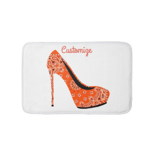 Paisley High Heel Shoes Thunder_Cove Badrumsmatta
