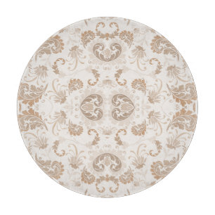 Paisley i Beige Aesthetic Modern Tan Brown