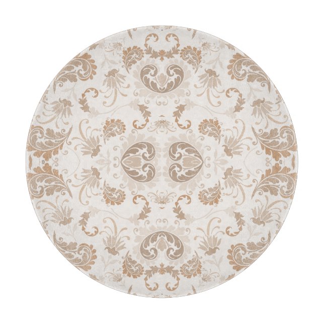 Paisley i Beige Aesthetic Modern Tan Brown (Framsidan)