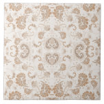 Paisley i Beige Aesthetic Modern Tan Brown Kakelplatta<br><div class="desc">Paisley i Beige Aesthetic Modern Tan Brown</div>