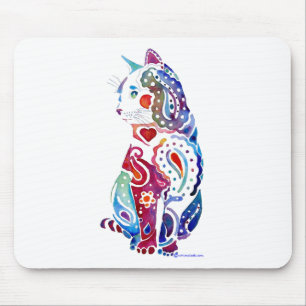 Paisley kattdesigner musmatta