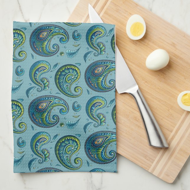 Paisley Kitchen Towel Kökshandduk (Vikt i Fjärdedel)