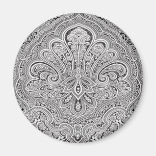 Paisley konstmagnet magnet