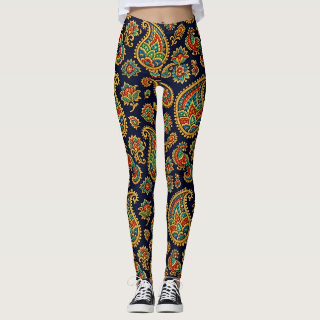 paisley  leggings (Framsida)
