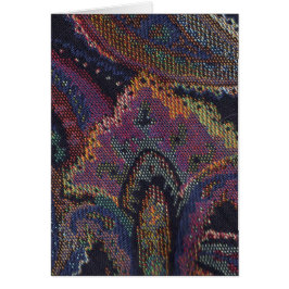 Paisley Lila Hälsningskort