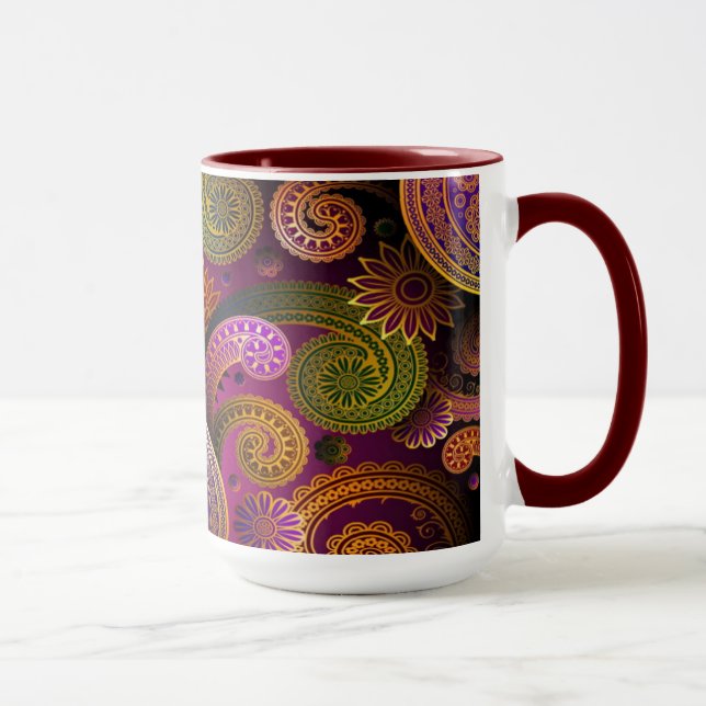 Paisley Lila Mugg (Höger)