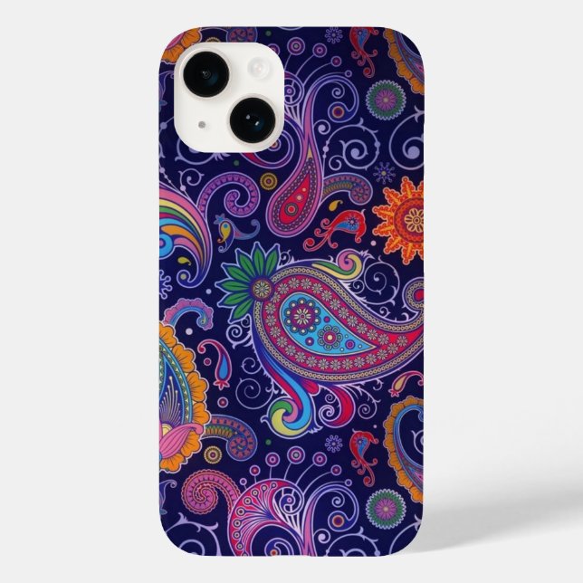 Paisley Lila rosa (Baksida)