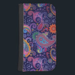 Paisley Lila rosa Galaxy S4 Plånbok<br><div class="desc">Paisley Lila rosa mönster</div>