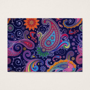 Paisley Lila rosa Visitkort