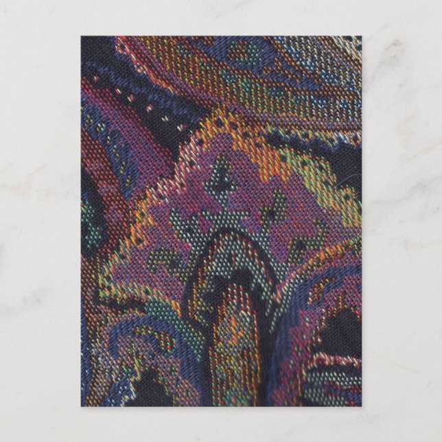 Paisley Lila Vykort (Framsida)