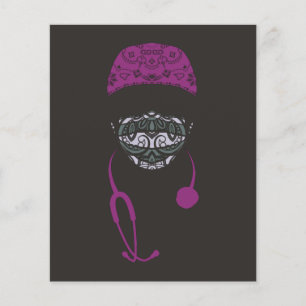 paisley med mask