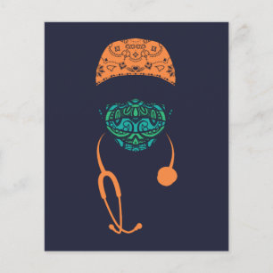 paisley med mask