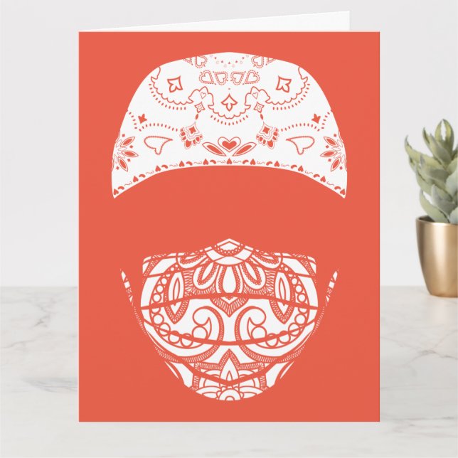 paisley med maskkort kort (Liten växt)