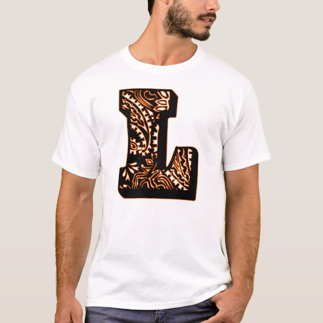 Paisley Monogram - L T-shirt (Framsida)