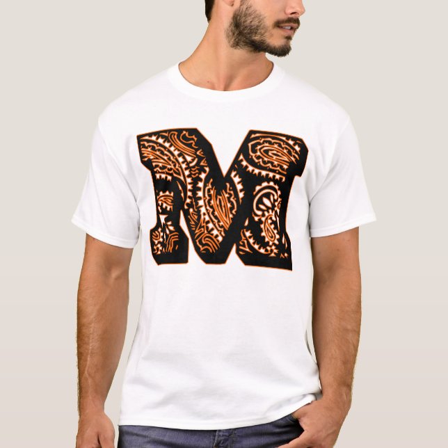 Paisley Monogram - M T-shirt (Framsida)