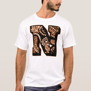 Paisley Monogram - N Tee