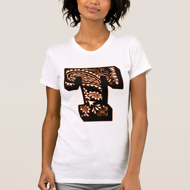 Paisley Monogram - T Tröja (Framsida)