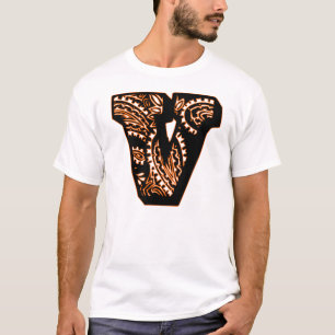 Paisley Monogram - V Tee