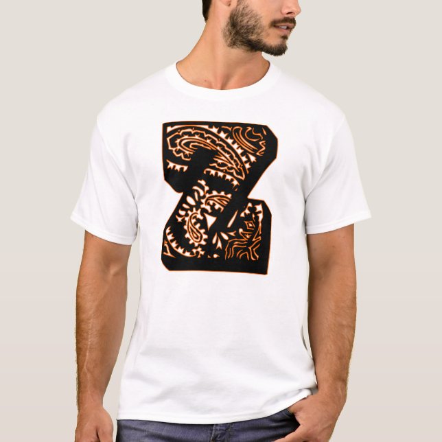 Paisley Monogram - Z Tee (Framsida)