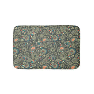 Paisley mönster 3 badrumsmatta
