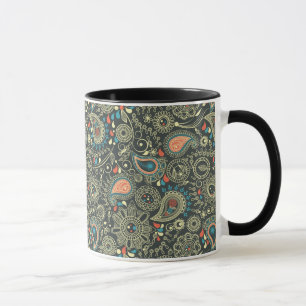Paisley mönster 3 mugg