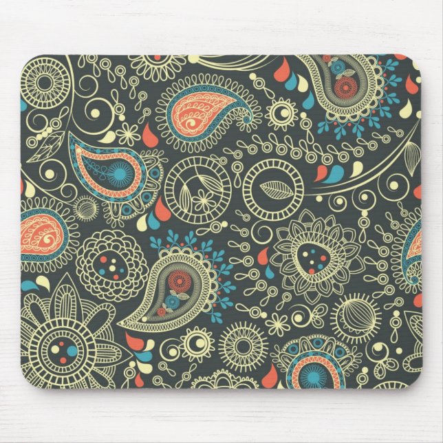 Paisley mönster 3 musmatta (Framsidan)