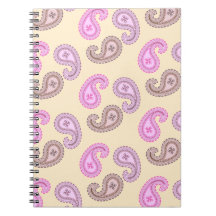 Paisley Mönster Boho Notebook