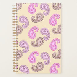 Paisley Mönster Boho Small Storlek Planner