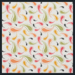 Paisley Mönster Fabric | Cute Paisley-utskrift Tyg<br><div class="desc">Den söt och färglösa pappersutskriften har en sömlös upprepning av målningsillustration. Trendiget, snyggtens gigantiska design med paislemotiv i grönt, rosa, svart och gult på vit bakgrund skapar ett lekfullt, vismiskt mönster. Fabriken Paisley mönster är mångsidig och kan användas för alla dina kreativ-projekt. Du kan justera storleka för den sömlösa upprepningen...</div>