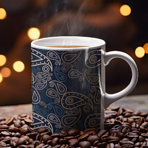Paisley Mönster Kaffemugg