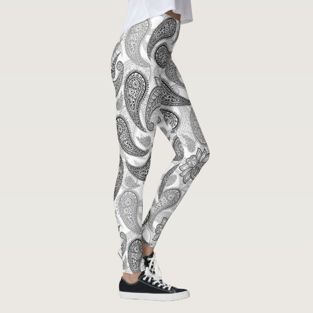 Paisley Mönster  Leggings (Höger)