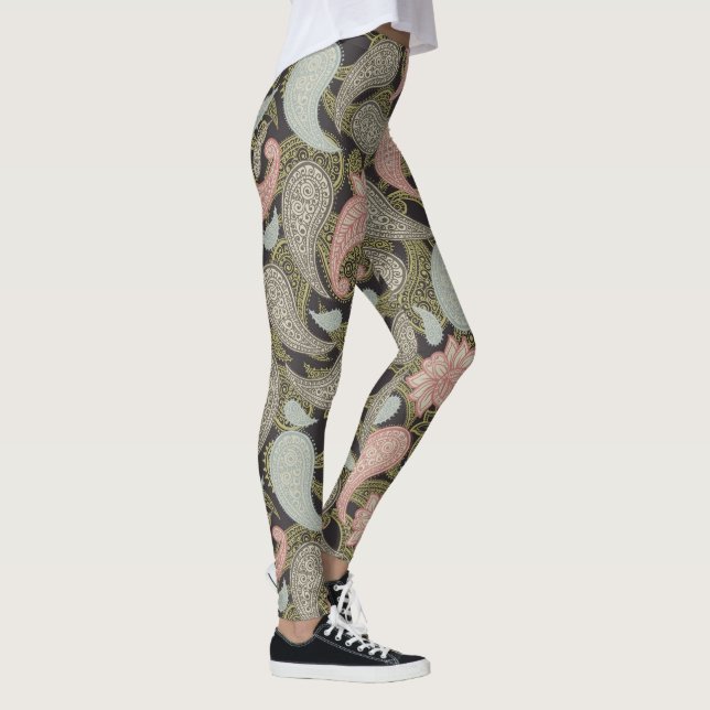 Paisley-mönster  leggings (Höger)