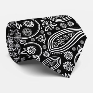 Paisley Mönster, Persian Paisley, Black and White Slips