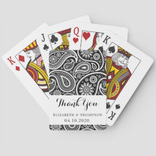 Paisley Mönster, Persian Paisley, Boteh, Bröllop Casinokort