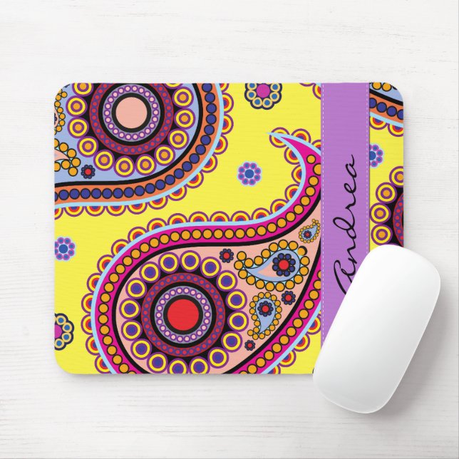 Paisley Mönster, Persian Paisley, Boteh, ditt namn Musmatta (Med mus)