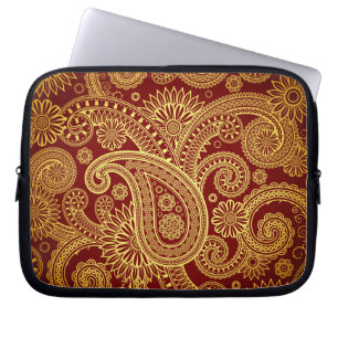 Paisley Mönster, Persian Paisley, Oriental Paisley Laptop Fodral