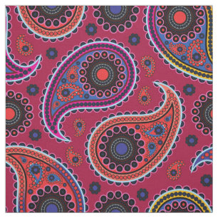 Paisley Mönster, Persian Paisley, Oriental Paisley Tyg