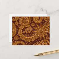Paisley Mönster, Persian Paisley, Oriental Paisley