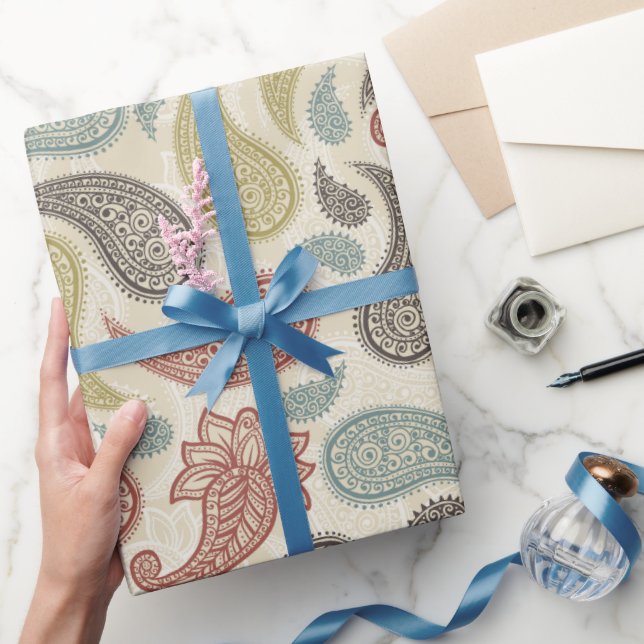Paisley-mönster  presentpapper (Gifting)
