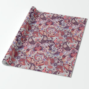 Paisley mönster presentpapper