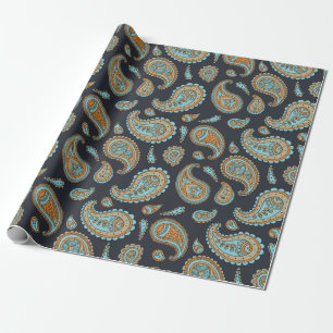 Paisley mönster presentpapper