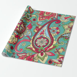 Paisley mönster. Sömlös orientalisk mönster basera Presentpapper