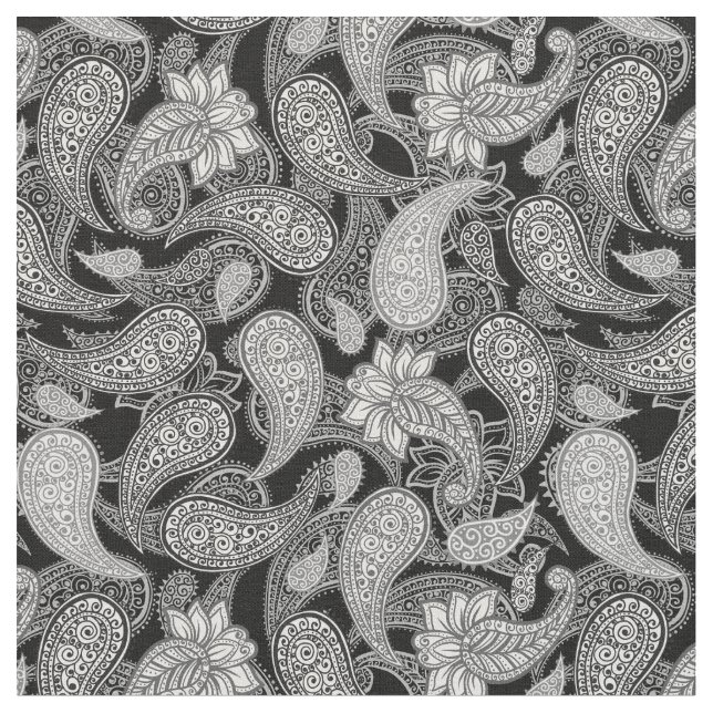 Paisley-mönster Tyg (Närbild)