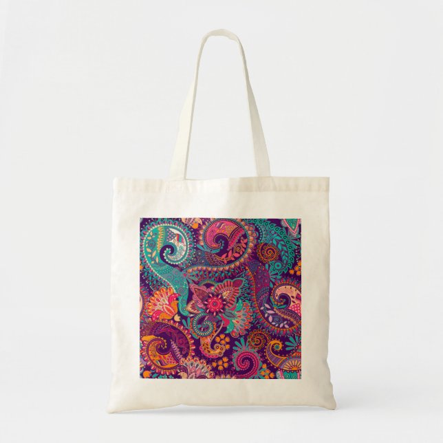Paisley mönster tygkasse (Framsidan)