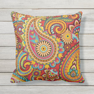 Paisley Mönstertryck Kudde