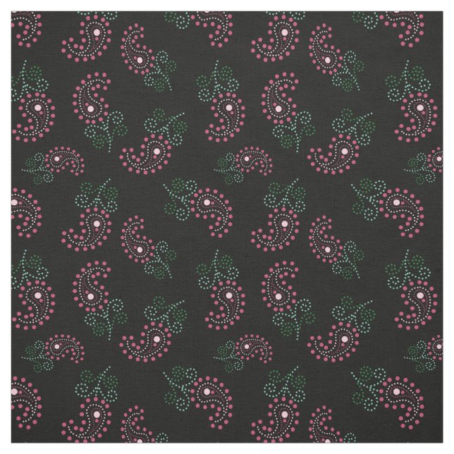 Paisley mönstertyg |Pretty pricker det Paisley Tyg (Provkarta)