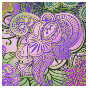 Paisley Mosaic Mönster II + dina idéer Tyg